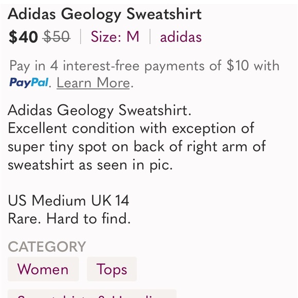 Adidas Geology Sweatshirt - Picture 6 of 6